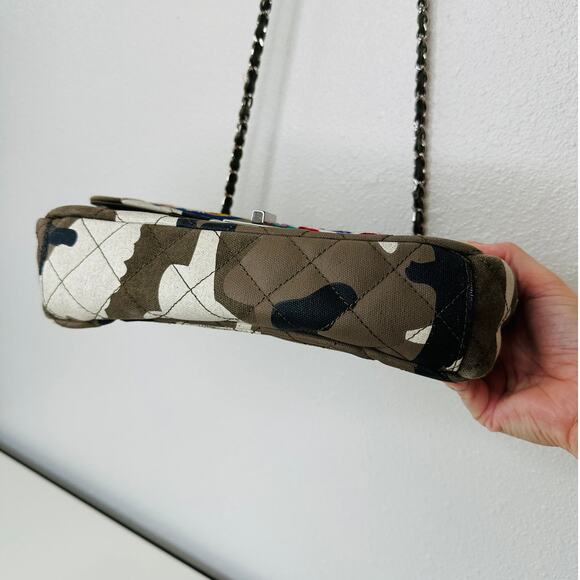 READYMADE Japan Green Multi Army Patch Shoulder Bag Braided Strap - Picture 7 of 16